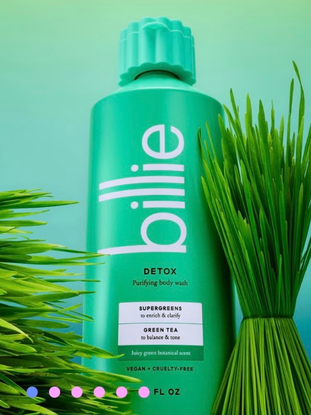 bilie Detox Purifying Body Wash - 18oz